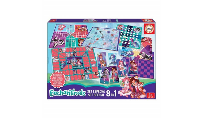 Набор из 8 настольных игр Enchantimals BG Games
