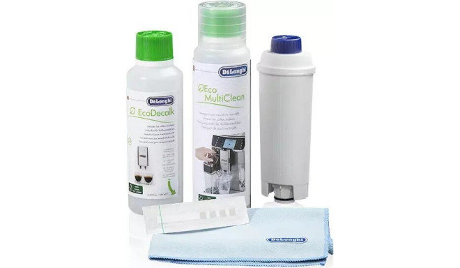 DeLonghi care set for fully automatic coffee machines DLSC306, descaler (incl. Filter)