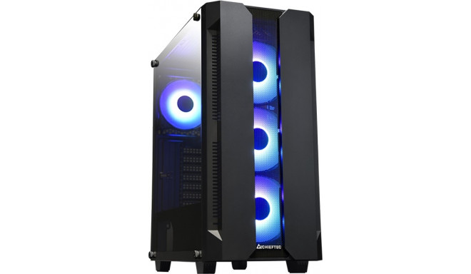 Chieftec GS-01B-OP, tower case (black, tempered glass side panel)