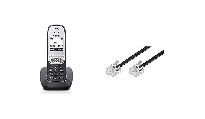 Gigaset A415, analog phone (black, one handset)