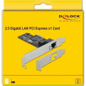 DeLOCK 89564 networking card Ethernet 2500 Mbit/s Internal, Network adapter