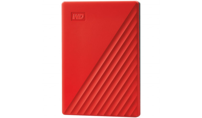 HDD External WD My Passport (2TB, USB 3.2) Red