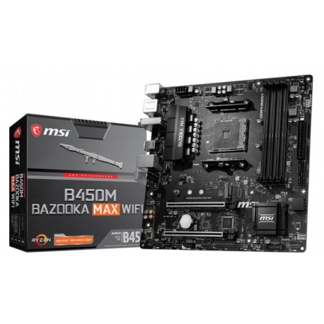 MSI материнская плата AM4 B450M Bazooka