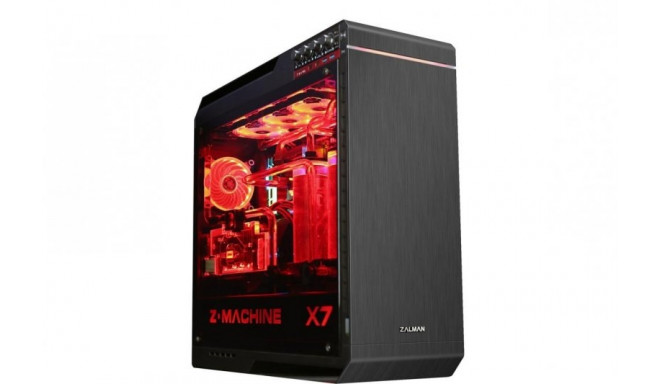 case Zalman bigtower X7, black, bez zdroje