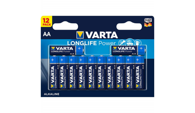 VARTA-4906-12B Alkaline Battery AA 1.5 V High Energy 12-Pack