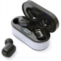 Platinet earphones Sport + charging station PM1050, black