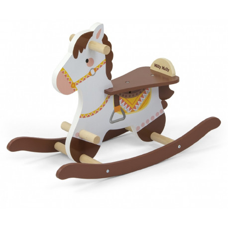 Rocking horse Lucky 18 Brown