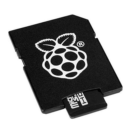SanDisk memory card microSDHC 32GB Preloaded NOOBS Raspberry Pi + adapter