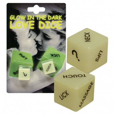 Glow-in-the-dark dice - Games - Photopoint