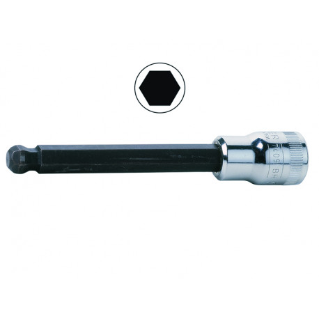 Kuulpea kuuskant padrunotsak 7409BH 4mm, 3/8"
