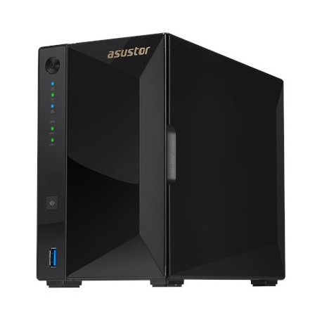 Asus Asustor Tower NAS AS4002T up to 2 HDD/SSD, Marvell, ARMADA-7020, Processor frequency 1.6 GHz, 2