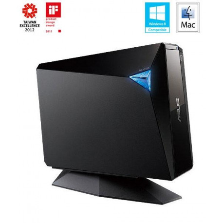 Blu-ray RW EXT USB3 ASUS BW-12D1S-U 12x Retail extern retail