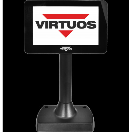 7'' LCD barevný zákaznický displej Virtuos SD700F, USB, černý