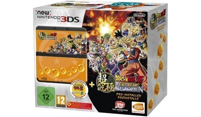 New Nintendo 3DS HW Black Dragonball Pack
