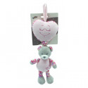 Axiom Music box - Pink teddy bear 35 cm