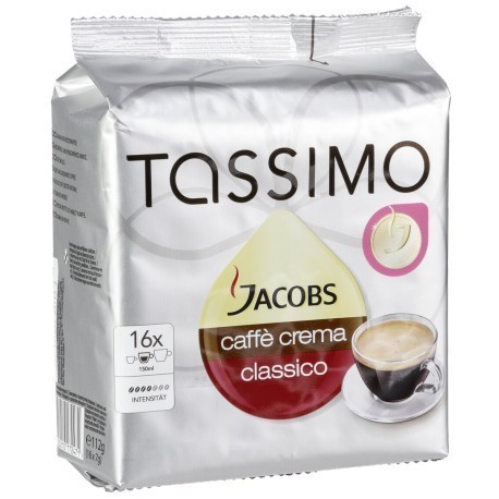 Bosch T-Disc Tassimo Jacobs Caffè Crema Classico - Coffee beans