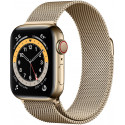 Apple Watch 6 GPS + Cellular 40mm Stainless Steel Milanese Loop, gold (M06W3EL/A)