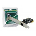 DIGITUS DN-10132 Gigabit Ethernet PCI Express Card 2-port 32-bit low profile bracket Intel chipset