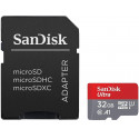 Sandisk mälukaart microSDHC 32GB Ultra 120MB/s A1 + adapter