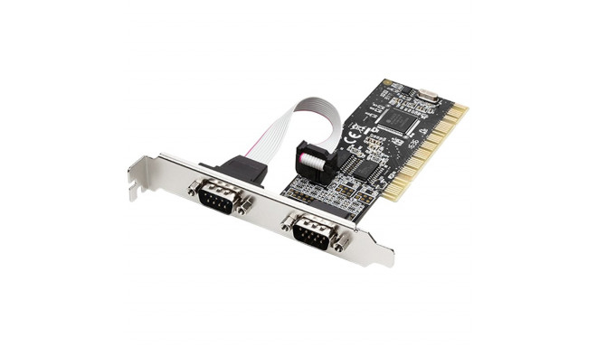 Axagon adapter PCIA-S2 PCI 2x Serial Port + LP