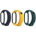 Xiaomi Mi Band 5 wristband, blue/yellow/green 3pcs