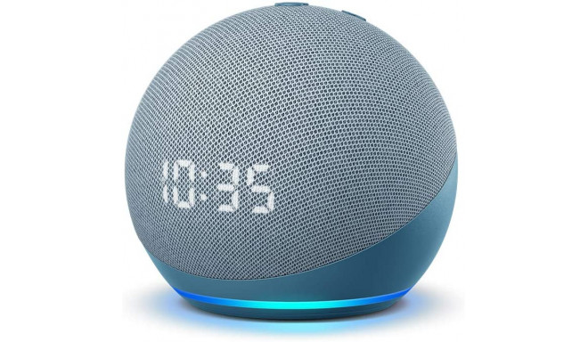 Amazon smart speaker Echo Dot 4 Clock, twilight blue