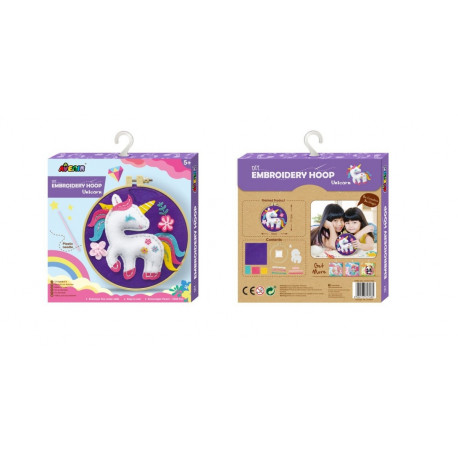 Avenir Embroidery hoop - Unicorn