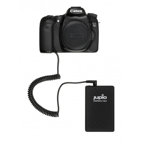 Jupio PowerVault DSLR LP-E8-28 Wh 8.4V powerbank ar LP-E8 dummy bateriju