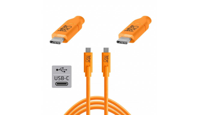 TetherPro USB-C to USB-C 3m Orange