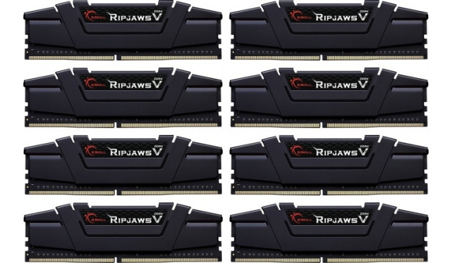 G.Skill DDR4 - 256 GB -3200 - CL - 16 - Octo-Kit, Ripjaws V (black, F4-3200C16Q2-256GVK)
