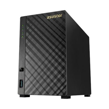 Asus Asustor Tower NAS AS1002T v2 up to 2 HDD, Marvell, ARMADA-385, Processor frequency 1.6 GHz, 0.5
