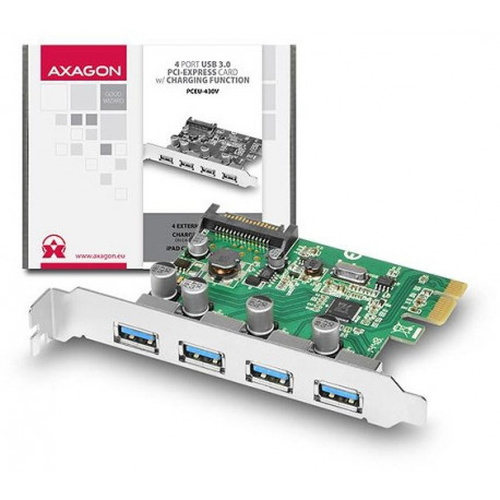 Axagon PCIe controller PCEU-430V 4xUSB