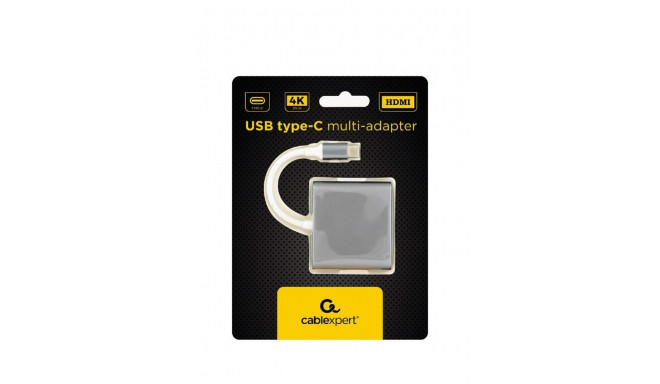 Gembird adapter USB-C- HDMI 4K / USB 3.0, PD