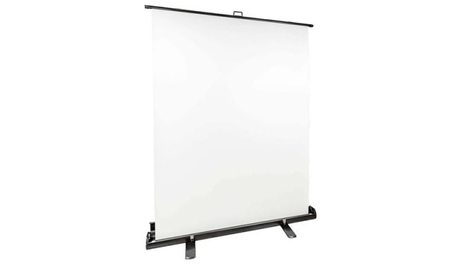 StudioKing Roll-Up Background Screen FB-150200FW 150x200 cm White