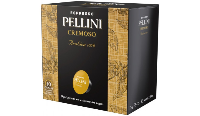 Kohvikapslid PELLINI Cremoso Dolce Gusto, 10tk (2 tk)
