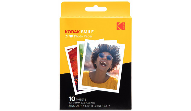 Kodak photo paper Zink 3x4 10 sheets