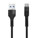 Maxlife MXUC-01 cable USB - USB-C 2A black Fast Charge