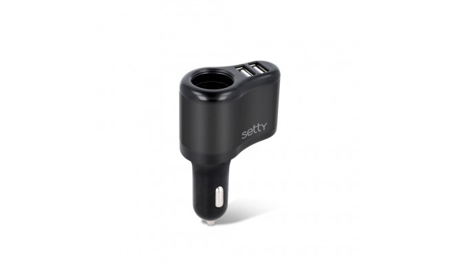 Setty car socket splitter RGS-01 2x USB 2A