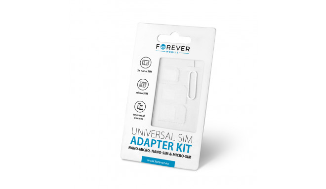 Forever set of SIM card adapters