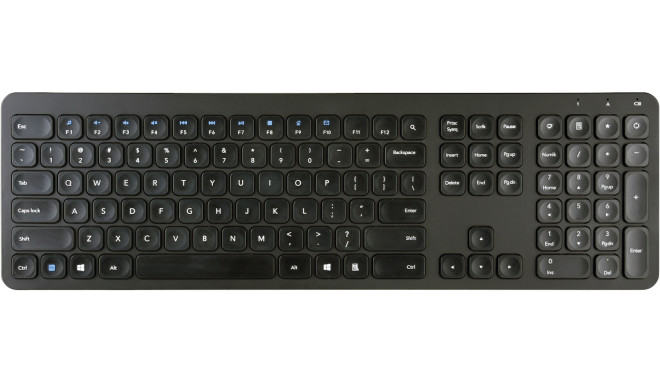 Platinet juhtmevaba klaviatuur K100 US, must