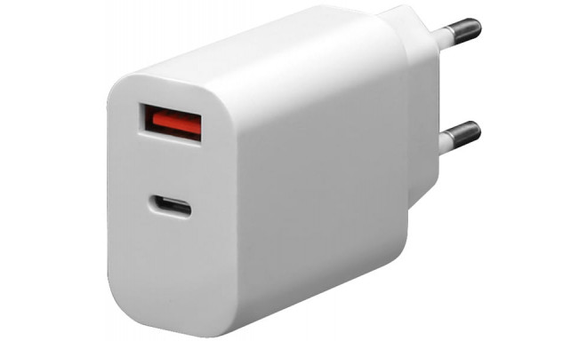 Platinet зарядное устройствоUSB/USB-C 30W (PLCUPD30W)