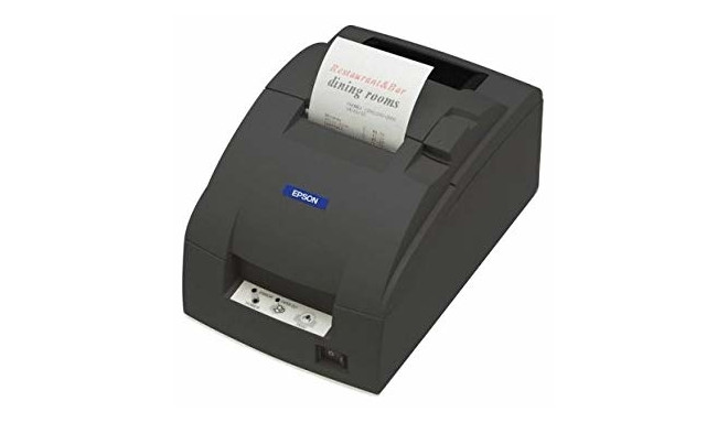 Kassaprinter Epson TM-U220B (Must (EDG), serialliides, komplektis toiteplokk PS-180, voolukaablit po