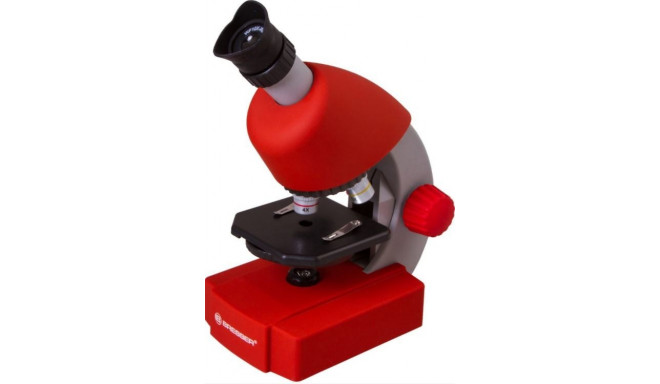 Bresser Junior 40x-640x Microscope red
