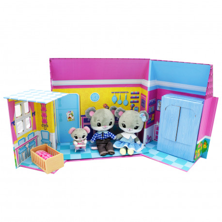 BEVERLY HILLS TEDDY BEAR TINY TUKKINS Family House