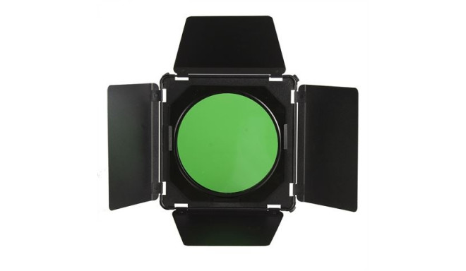StudioKing Barndoors SK-BD18 with Color Filters and Grid
