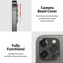Tagakaamera kaitse, Apple iPhone 12 Pro, hõbedane, Ringke