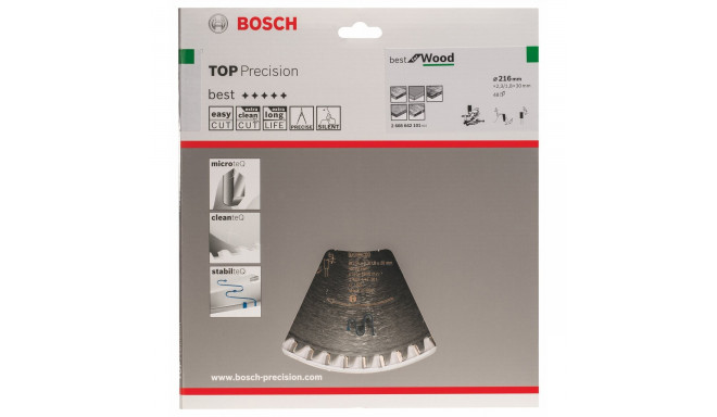 Bosch Circular Saw Blade Top Precision 216x30