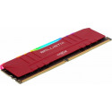 Crucial DDR4 - 64 GB -3200 - CL - 16 - Dual Kit, RAM (red, BL2K32G32C16U4RL, Ballistix RGB)