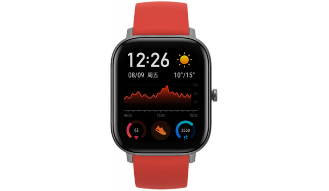 xiaomi amazfit gts vermillion orange