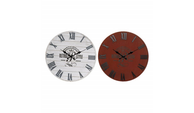 Настенное часы DKD Home Decor Деревянный MDF (60 x 4 x 60 cm)